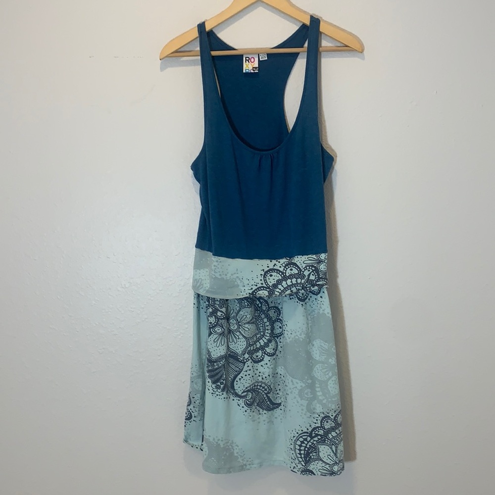 Roxy Stretchy Racerback Knit Dress Sz XL/L